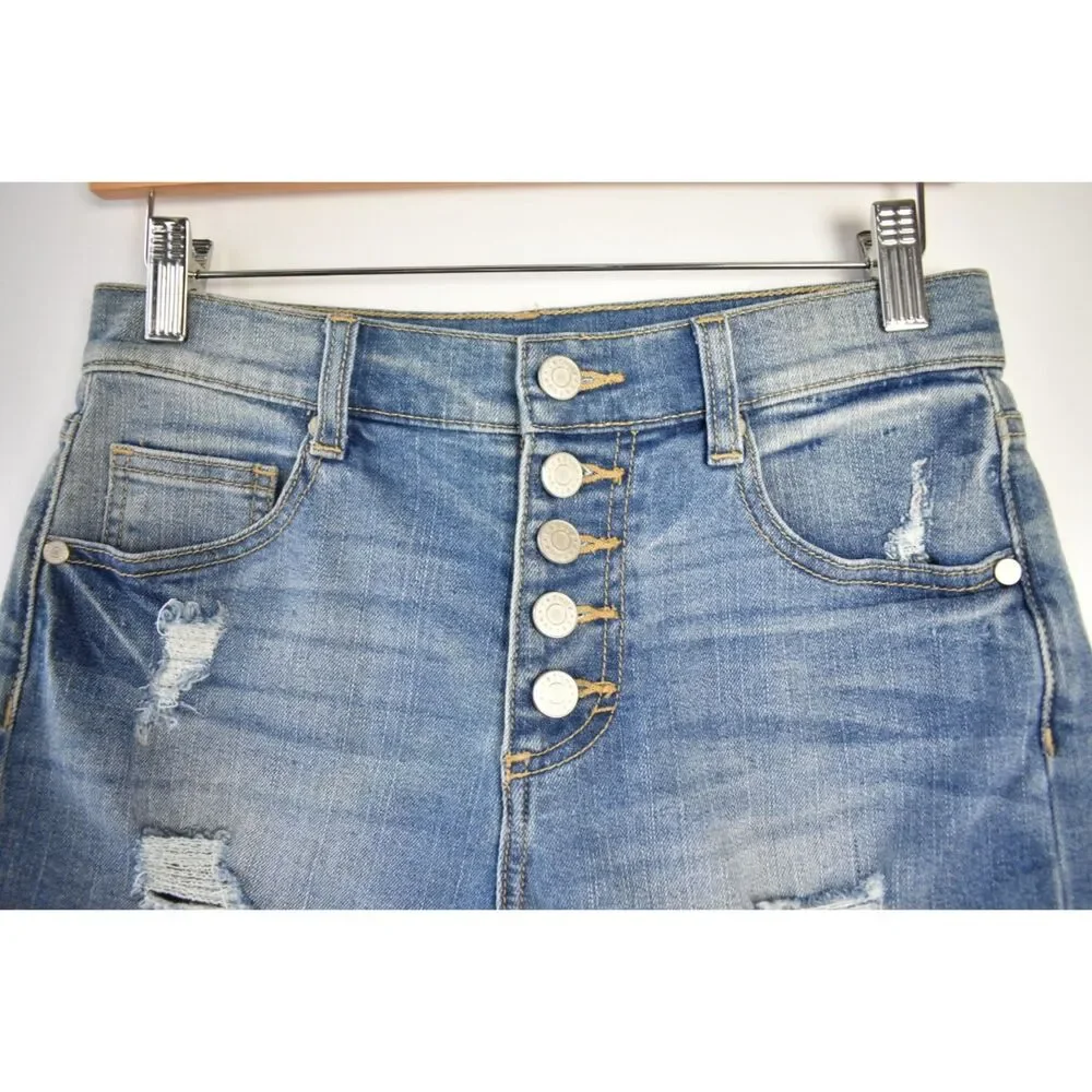 Refuge High Waisted Denim Shorts